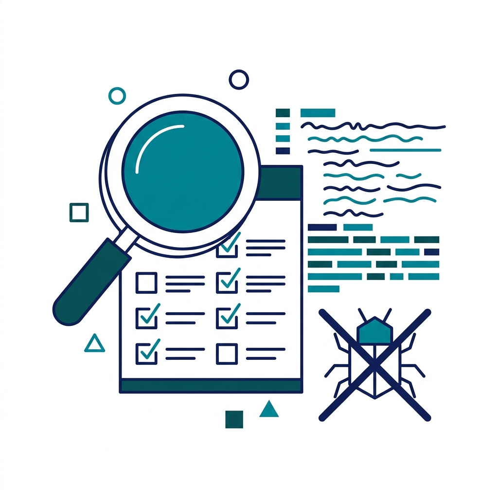 Paso 1: auditoría técnica, lupa revisando código y checklist